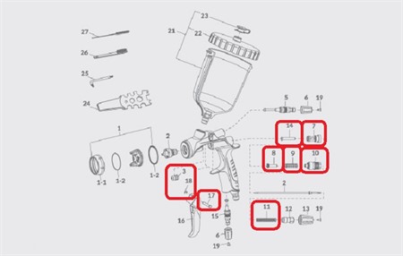 WS/LS-400 Repairing Kit